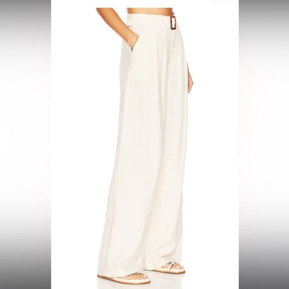 - Spell Every Single Day Linen Pants in Cream S - Picture 5 of 8